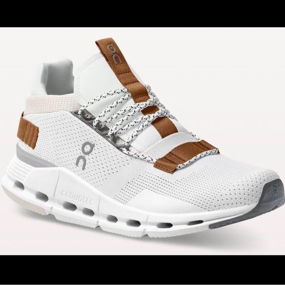 On Running Shoes - COPY - On cloud nova pearl and brown and cream
